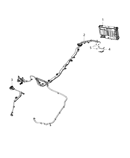 2019 Ram 1500 New Style Wiring, Power Pack Unit Diagram