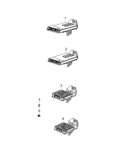 2020 Ram 2500 Speakers, Amplifier And Sub Woofer Diagram 11 - Thumbnail
