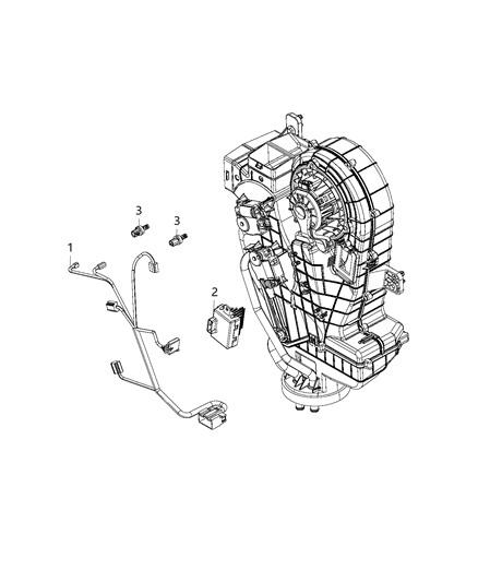 2020 Dodge Durango Modules, Body Diagram 14 - Thumbnail