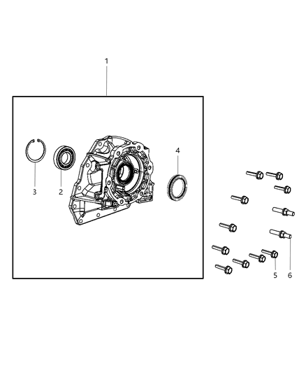 2013 Ram 3500 Cab Chassis Case Adapter Diagram 1 - Thumbnail