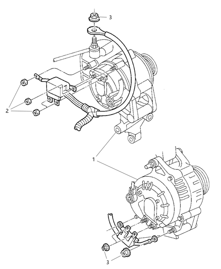 2000 Dodge Durango Alternator Diagram