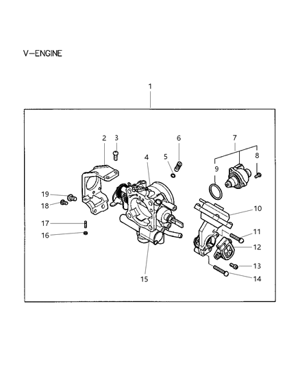 2005 Chrysler Sebring Coupe Throttle Body Diagram 2 - Thumbnail