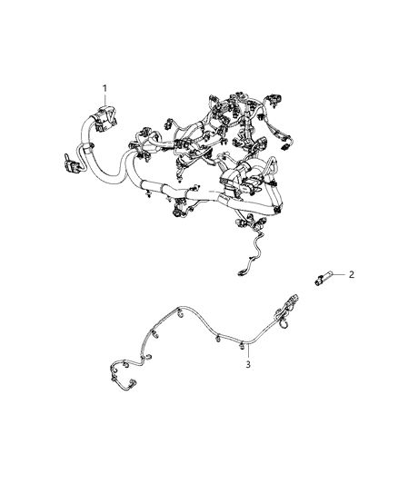 2019 Jeep Wrangler Wiring, Engine Diagram 2 - Thumbnail