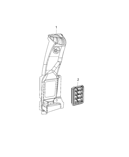 2020 Dodge Grand Caravan Air Duct Exhauster Diagram