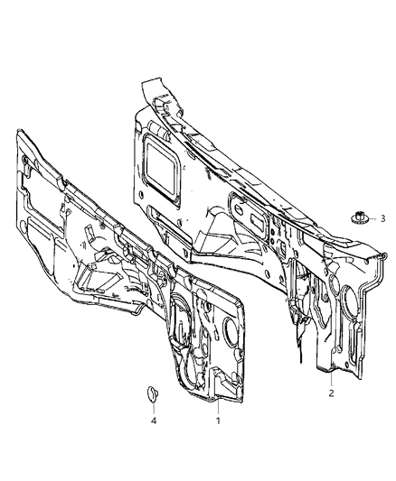 2008 Dodge Sprinter 2500 Dash Panel Diagram 2 - Thumbnail
