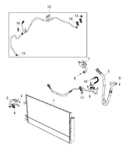 2015 Jeep Renegade A/C Plumbing Diagram 3 - Thumbnail