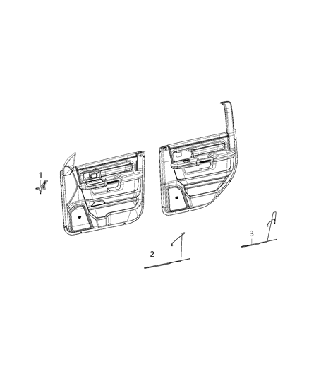 2020 Ram 2500 Lamps, Interior Diagram 1 - Thumbnail