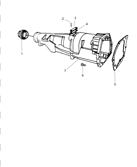 2001 Dodge Ram 1500 Regular Cab Extension Diagram 1 - Thumbnail