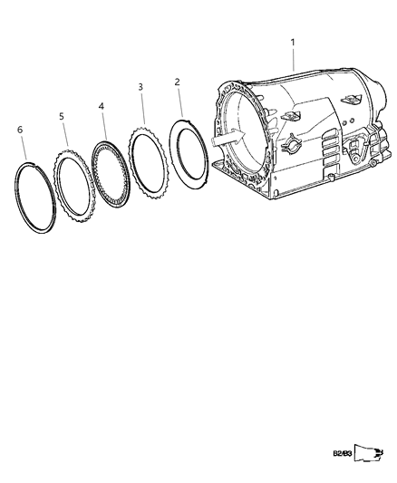 2005 Dodge Sprinter 2500 Multiple Disc Brake Diagram 3 - Thumbnail