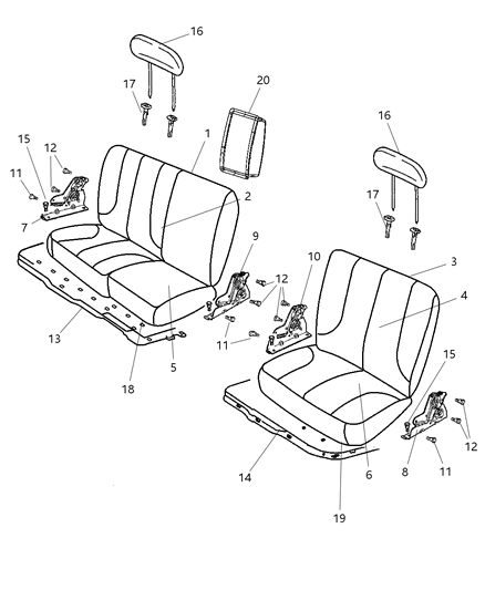 2012 Ram 2500 Lid Storage Bin Left Diagram for 1NN521TVAB