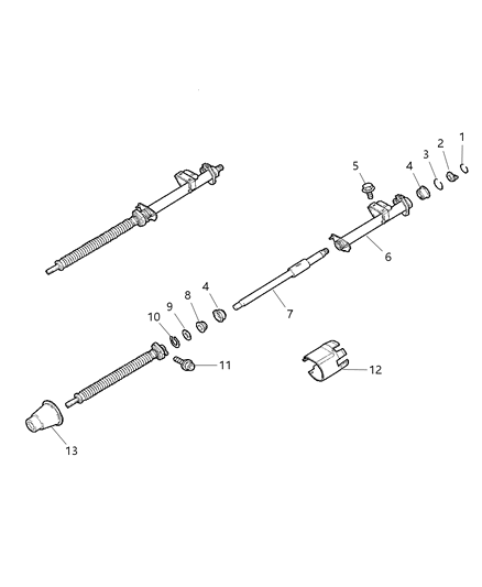 2008 Chrysler Crossfire Shaft Diagram for 5101703AA