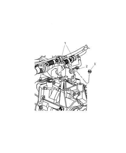 2010 Dodge Journey Gear Shift Cable And Bracket Diagram 2 - Thumbnail