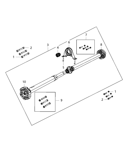 2013 Chrysler 300 Shaft - Drive Diagram 2 - Thumbnail