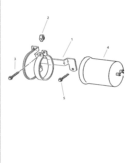 1997 Dodge Ram 1500 Vapor Canister Diagram for 53031752AA