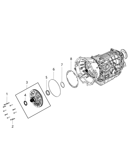 2020 Ram 3500 Cab Chassis Oil Pump & Related Parts Diagram 4 - Thumbnail