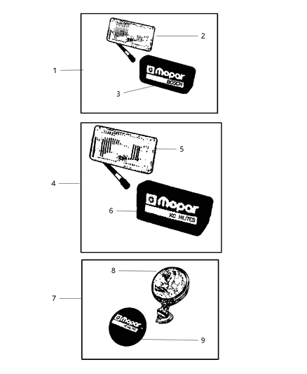 2000 Dodge Ram 2500 Regular Cab Light Kit - Off Road Diagram