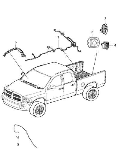 2013 Ram 3500 Pickup Wiring - Chassis & Underbody Diagram