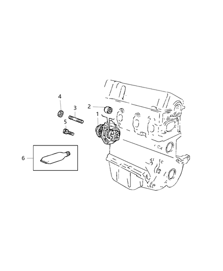 2019 Jeep Renegade Water Pump And Related Parts Diagram 4 - Thumbnail