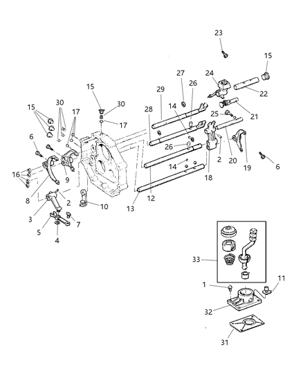 1997 Jeep Cherokee Forks Diagram 1 - Thumbnail