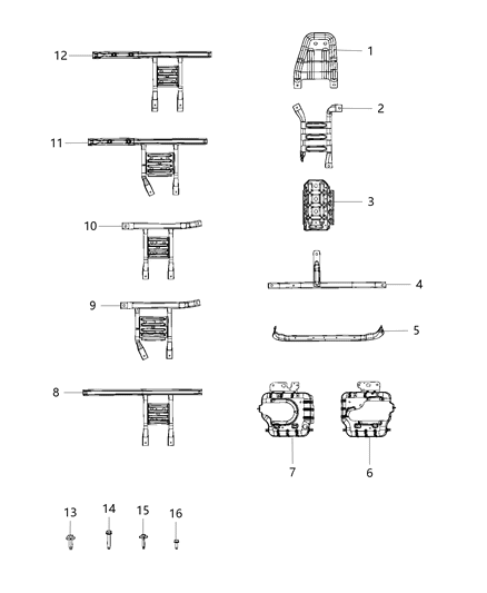 2021 Jeep Wrangler Skid Plate Diagram 1 - Thumbnail
