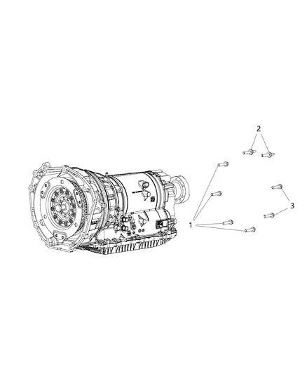 2021 Jeep Wrangler Mounting Hardware Diagram 3 - Thumbnail
