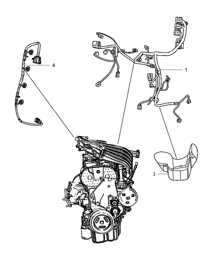 2009 Chrysler PT Cruiser Wiring - Engine Diagram 1 - Thumbnail