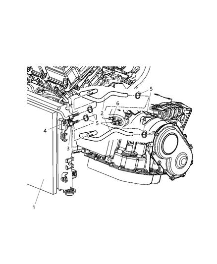 2003 Dodge Stratus Connector Diagram for 5016918AA