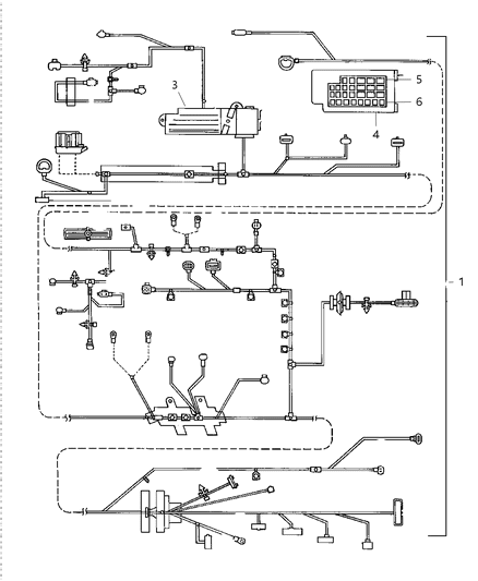 2000 Chrysler Sebring Convertible Wiring - Headlamp To Dash Diagram
