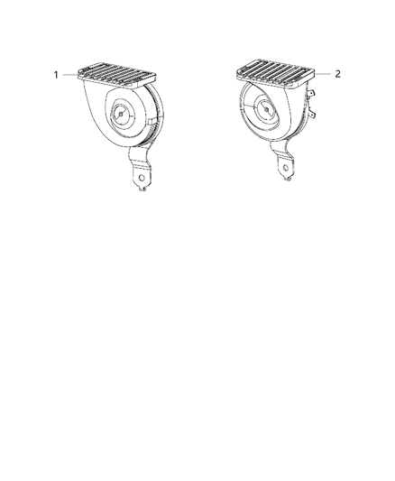 2020 Jeep Grand Cherokee Horns Diagram