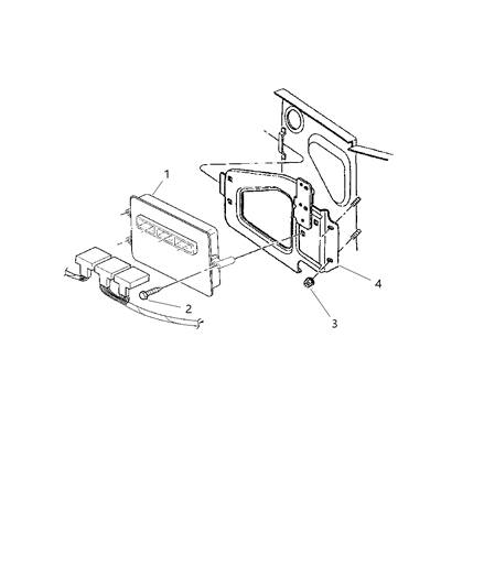 1999 Dodge Ram 3500 Regular Cab Single Board Engine Controller Diagram