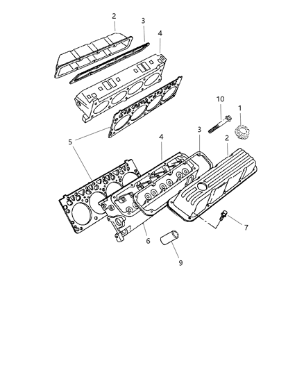 1999 Dodge Durango Cylinder Head Diagram 3 - Thumbnail