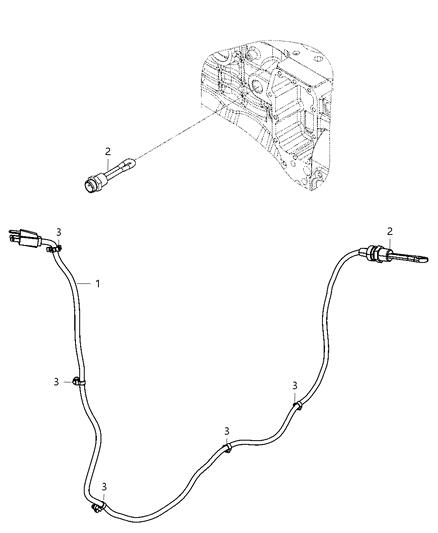 2011 Ram 2500 Engine Cylinder Block Heater Diagram 2 - Thumbnail