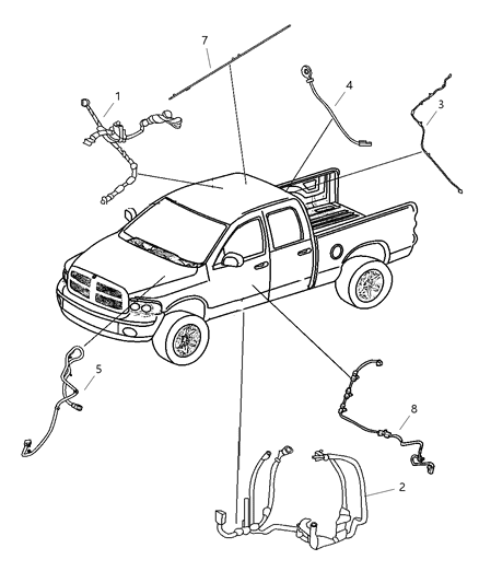 2008 Dodge Ram 3500 Cab Chassis Wiring Body Diagram