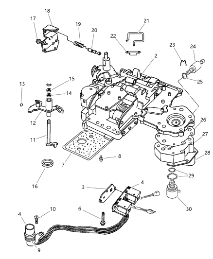 1997 Jeep Grand Cherokee Valve Body Diagram 1 - Thumbnail