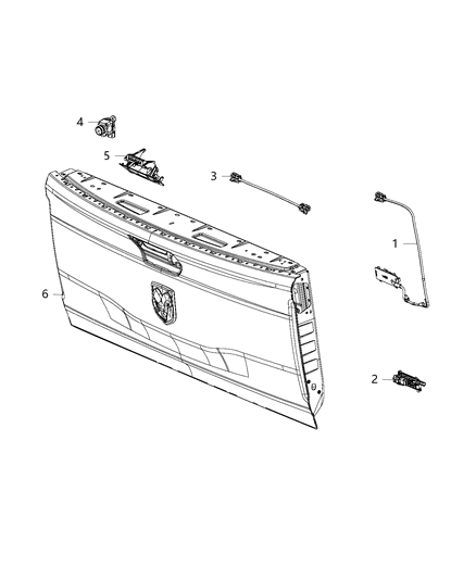 2020 Ram 1500 Classic Wiring - Body Diagram 8 - Thumbnail