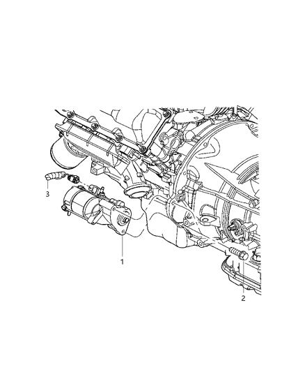 2007 Dodge Ram 3500 Cab Chassis Starter Diagram 2 - Thumbnail