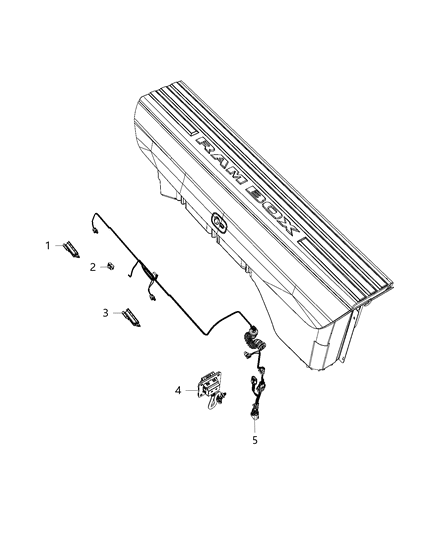 2019 Ram 1500 New Style Lighting, Ram Box Storage Diagram