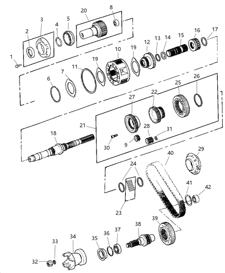 2003 Dodge Durango Gear Train Diagram 3 - Thumbnail