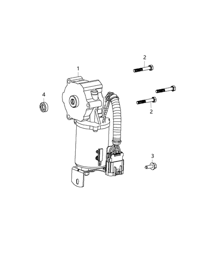 2017 Ram 3500 Pickup Transfer Case Shifting Diagram 2 - Thumbnail