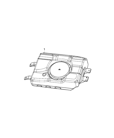2021 Dodge Durango Speakers, Amplifier And Sub Woofer Diagram 4 - Thumbnail