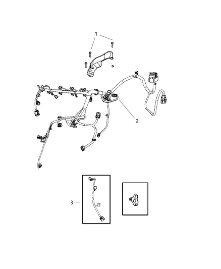 2008 Jeep Patriot Wiring Powertrain Diagram for 4801631AB