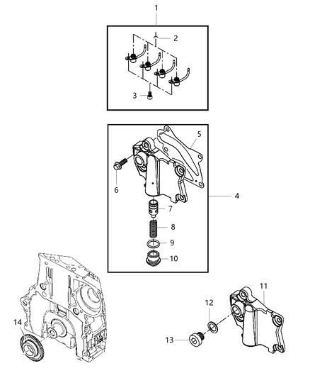 2016 Jeep Wrangler Engine Oil Pump Diagram 1 - Thumbnail
