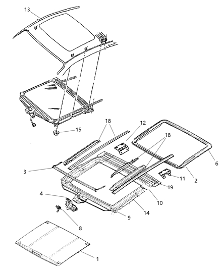 2001 Dodge Neon Sunroof Diagram