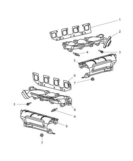 2007 Chrysler 300 Shield Diagram for 4792773AC