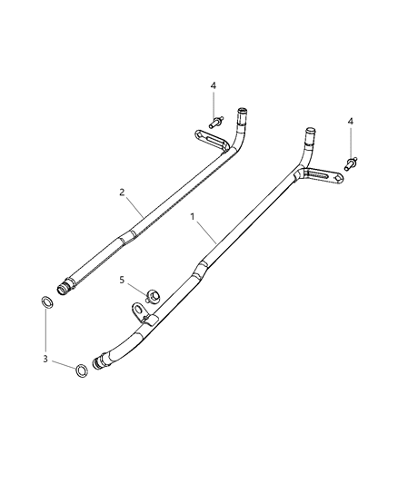 2012 Dodge Charger Inlet Tube Diagram for 5038503AA