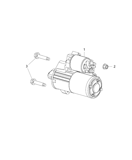 2015 Chrysler 300 Starter & Related Parts Diagram 2 - Thumbnail