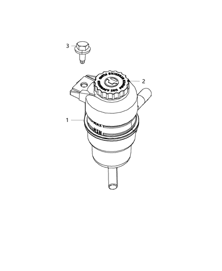 2018 Dodge Journey Power Steering Reservoir Diagram