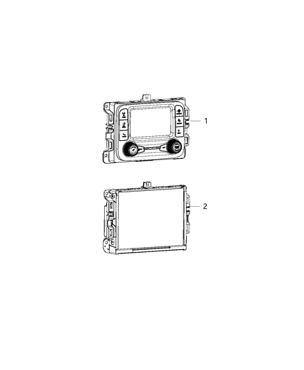 2020 Ram 1500 Classic Radios Diagram