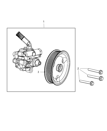 2012 Jeep Grand Cherokee Power Steering Pump Diagram 3 - Thumbnail
