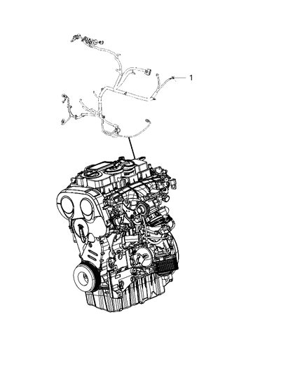 2017 Dodge Journey Wiring, Engine Diagram 1 - Thumbnail